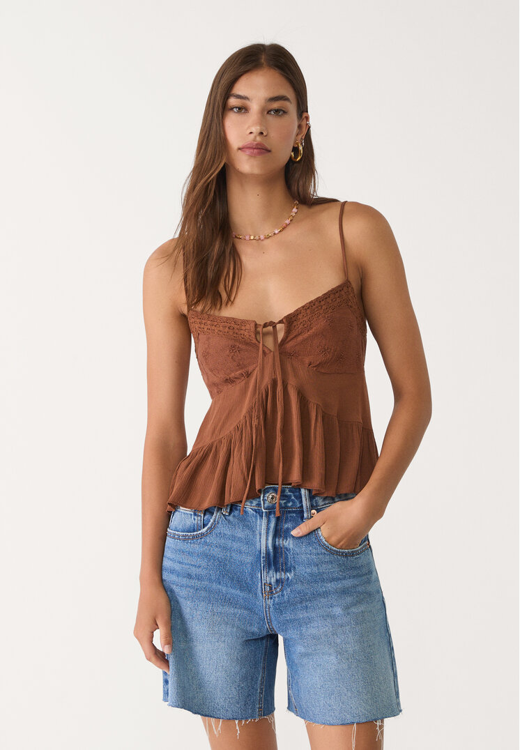d93 short denim longline