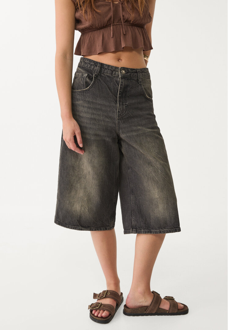 bermuda jort denim baggy