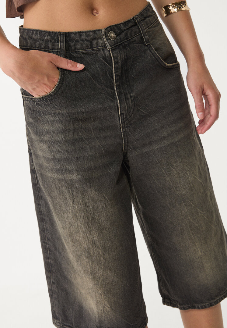 bermuda jort denim baggy