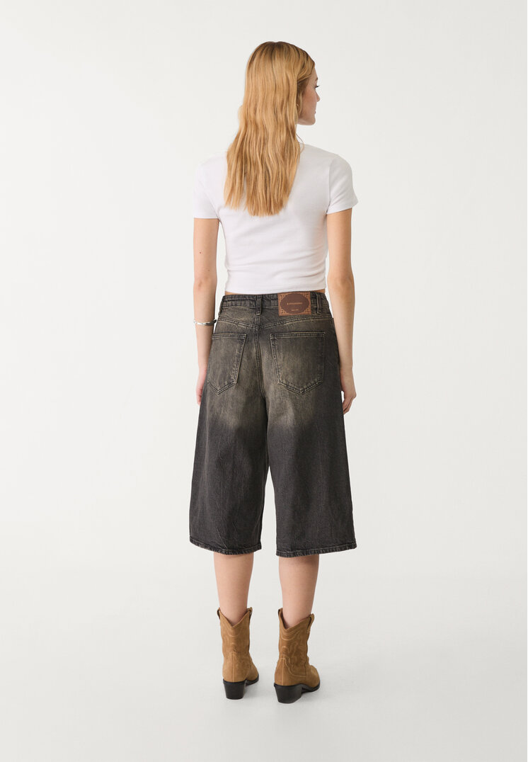 bermuda jort denim baggy