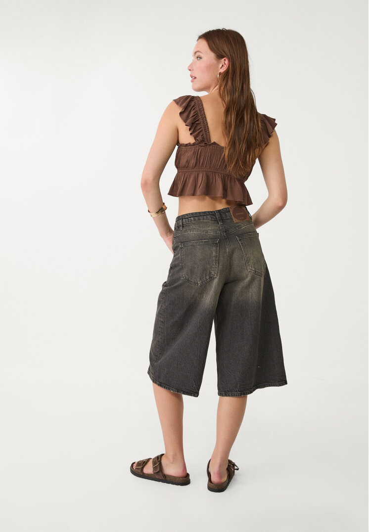 bermuda jort denim baggy