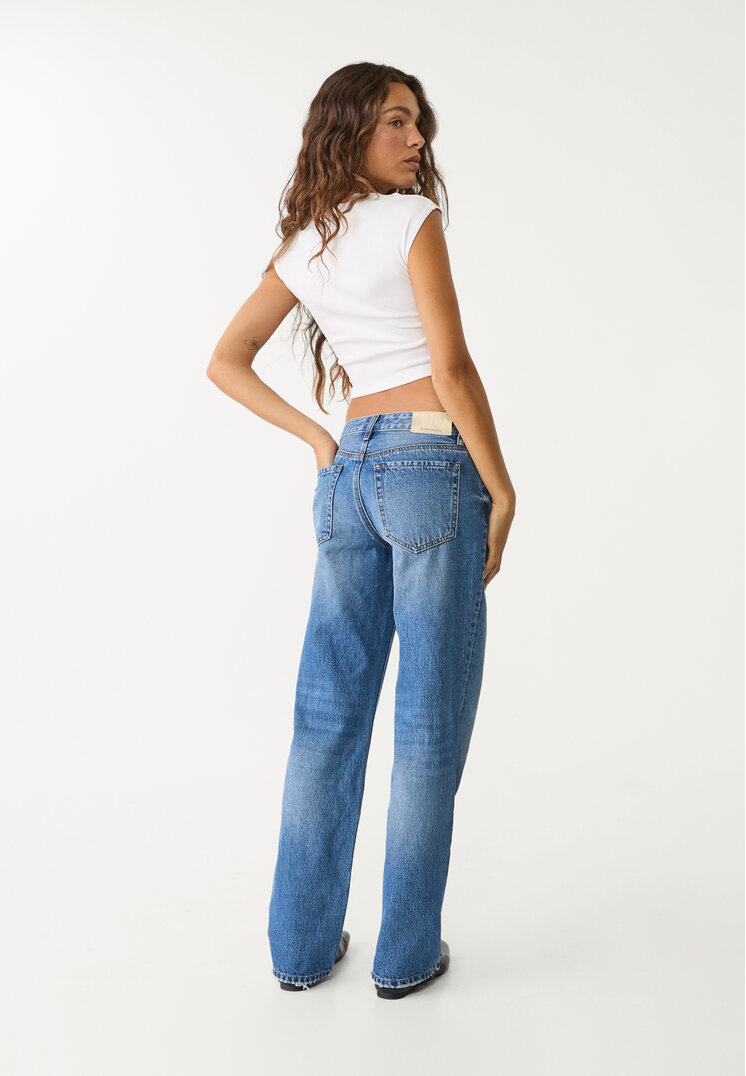 d03 jeans straight low