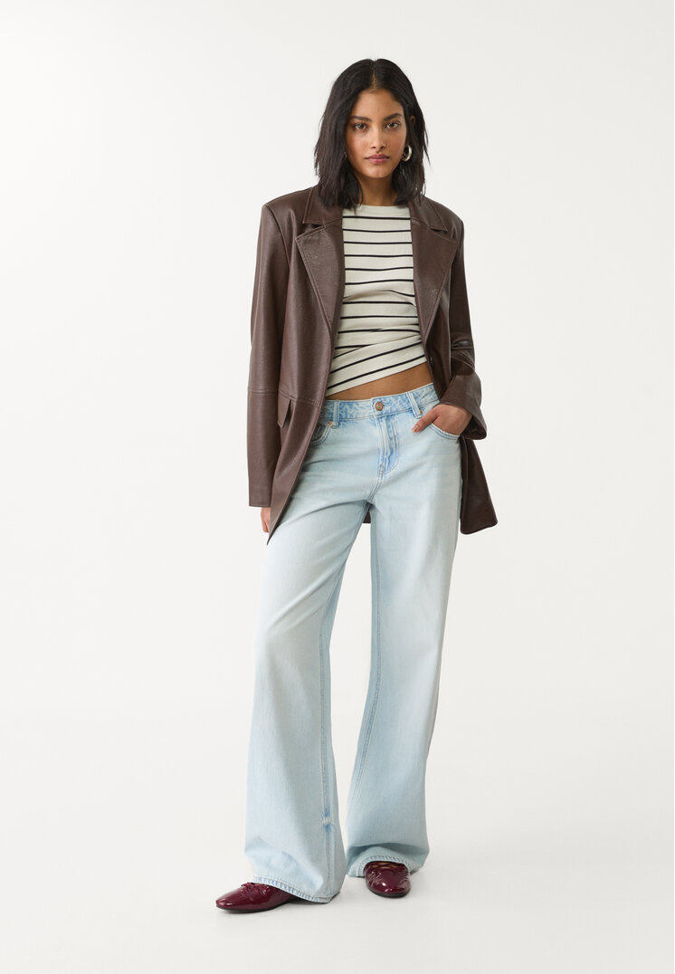 d91 jeans low wide leg