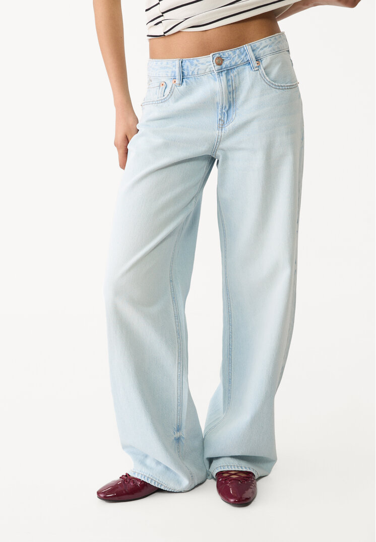 d91 jeans low wide leg
