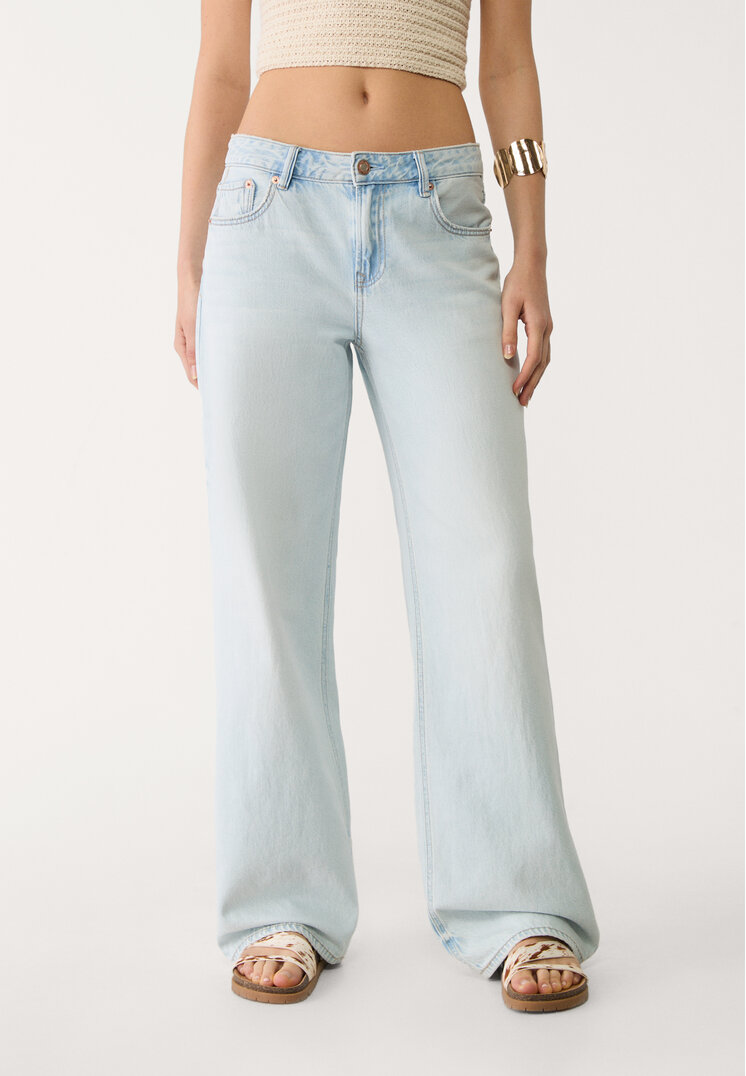 d91 jeans low wide leg