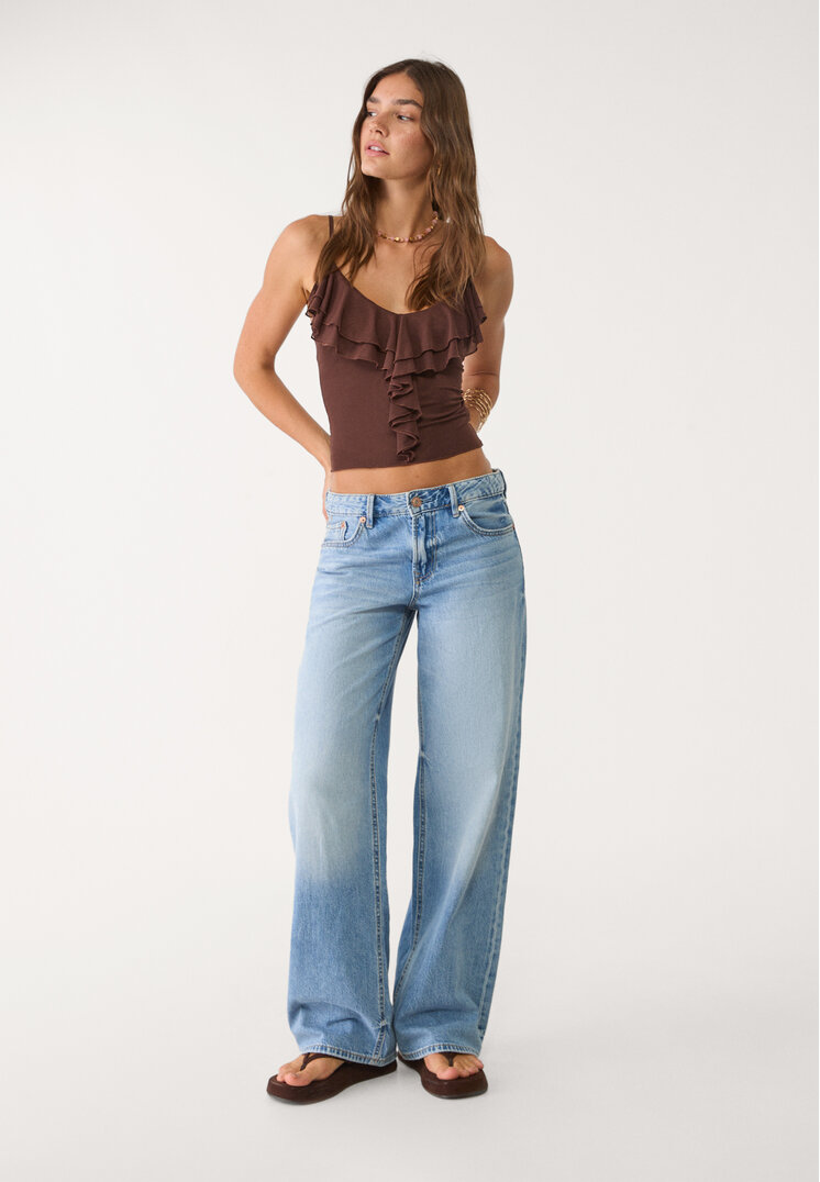 d91 jeans low wide leg