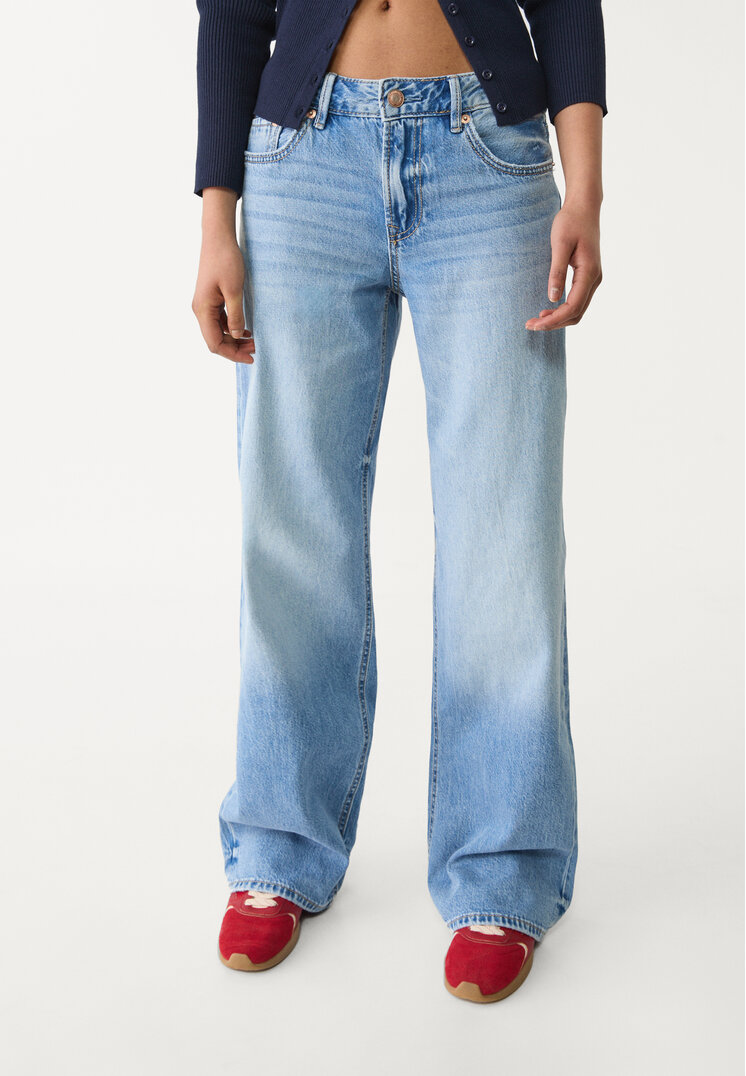 d91 jeans low wide leg