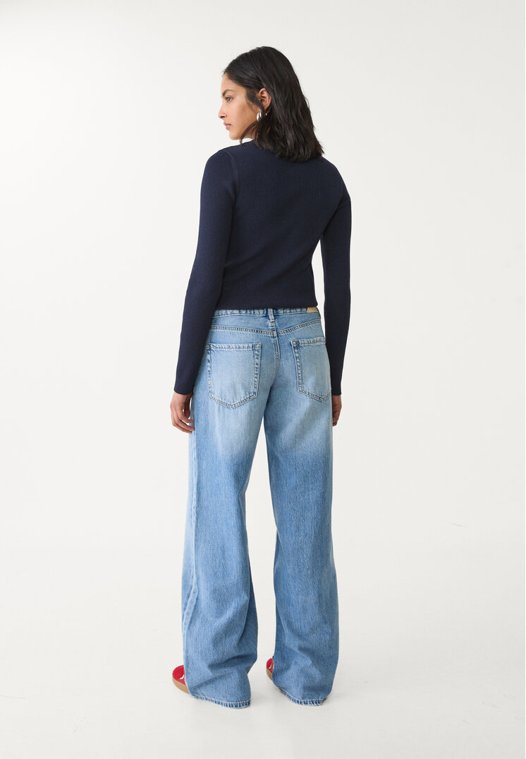 d91 jeans low wide leg