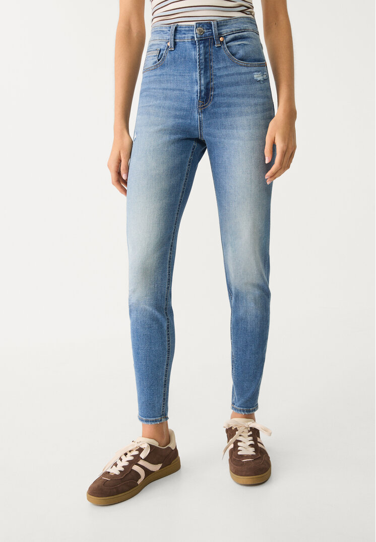 d09 jeans skinny super high waist