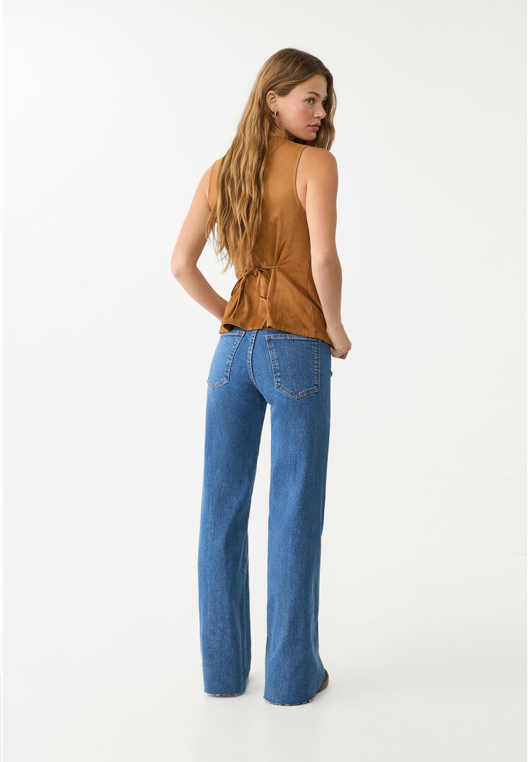 jeans minimal costuras