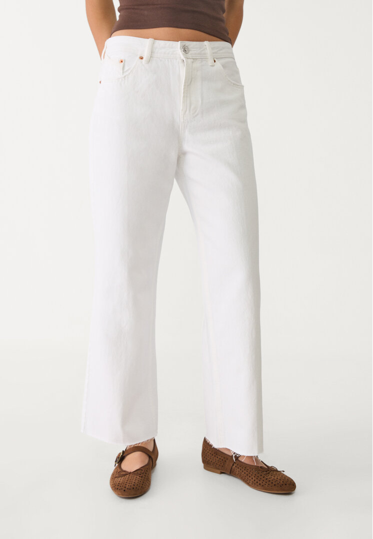 d96 jeans straight cropped