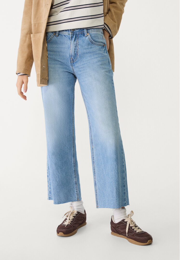 d96 jeans straight cropped