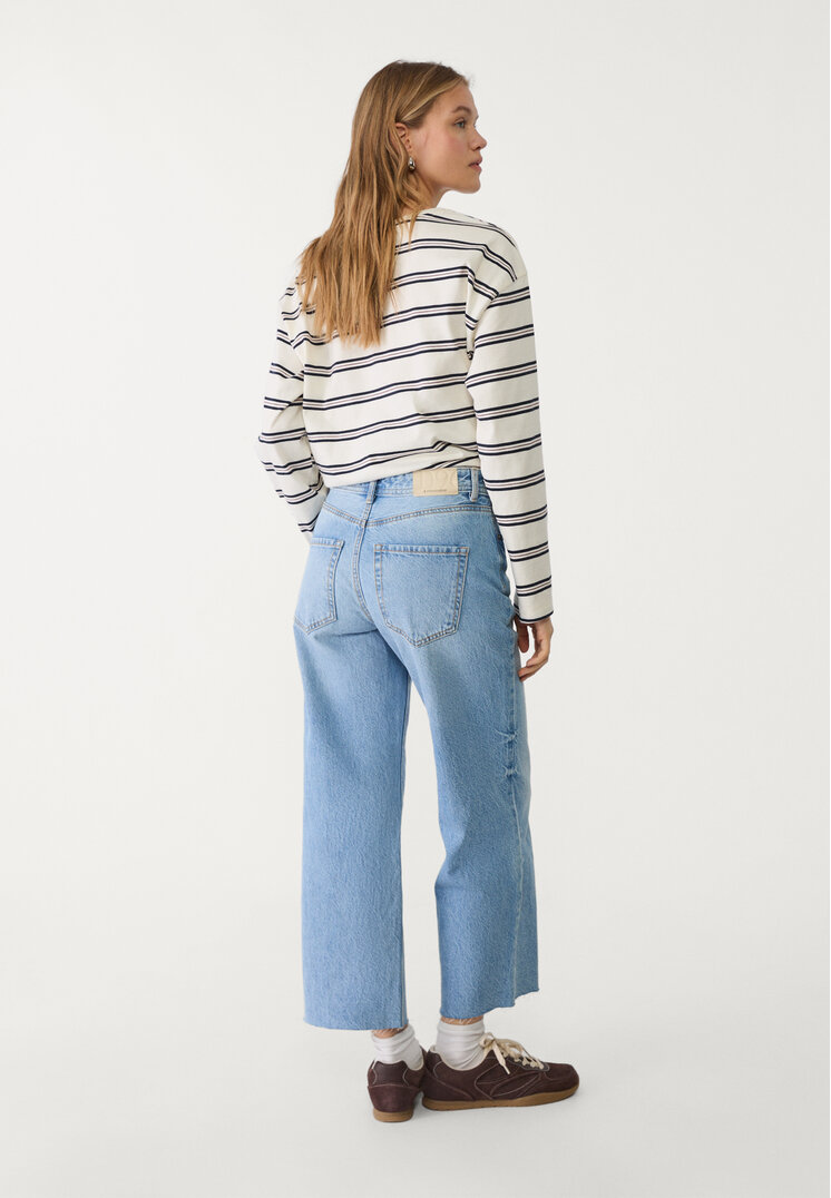 d96 jeans straight cropped