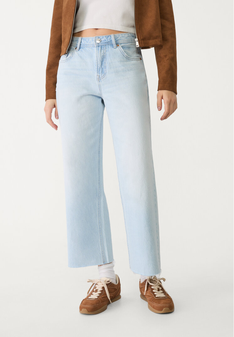 d96 jeans straight cropped