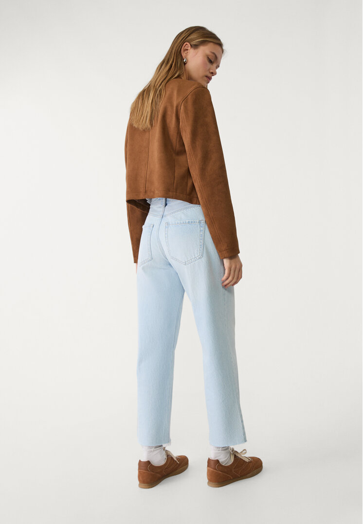 d96 jeans straight cropped