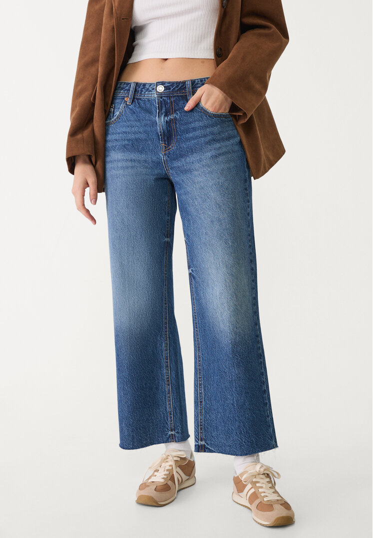 d96 jeans straight cropped