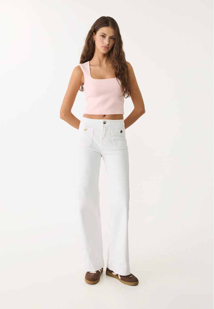 d77 pantalon minimal bolsillos