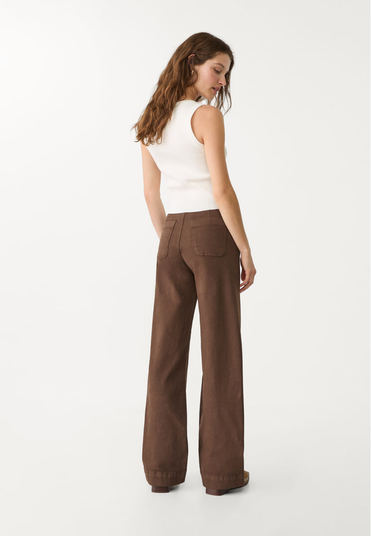 d77 pantalon minimal bolsillos