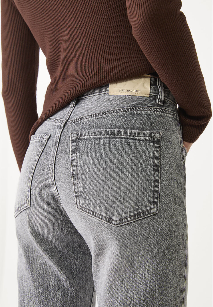 d98 jeans straight efecto vintage