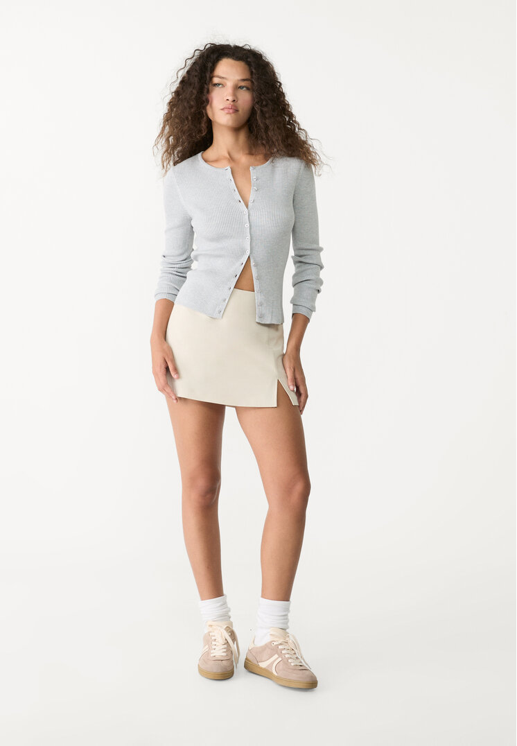 chaqueta de punto canale botones