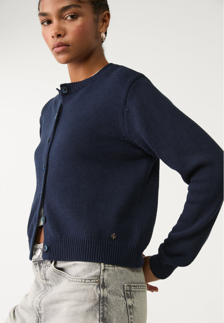 chaqueta punto botones