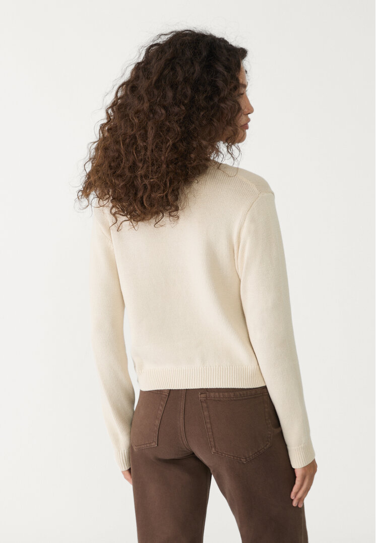 chaqueta punto botones