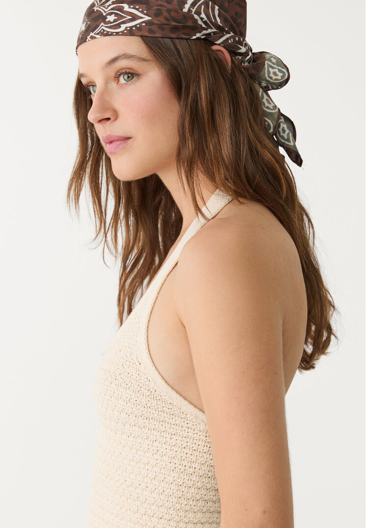 top halter crochet