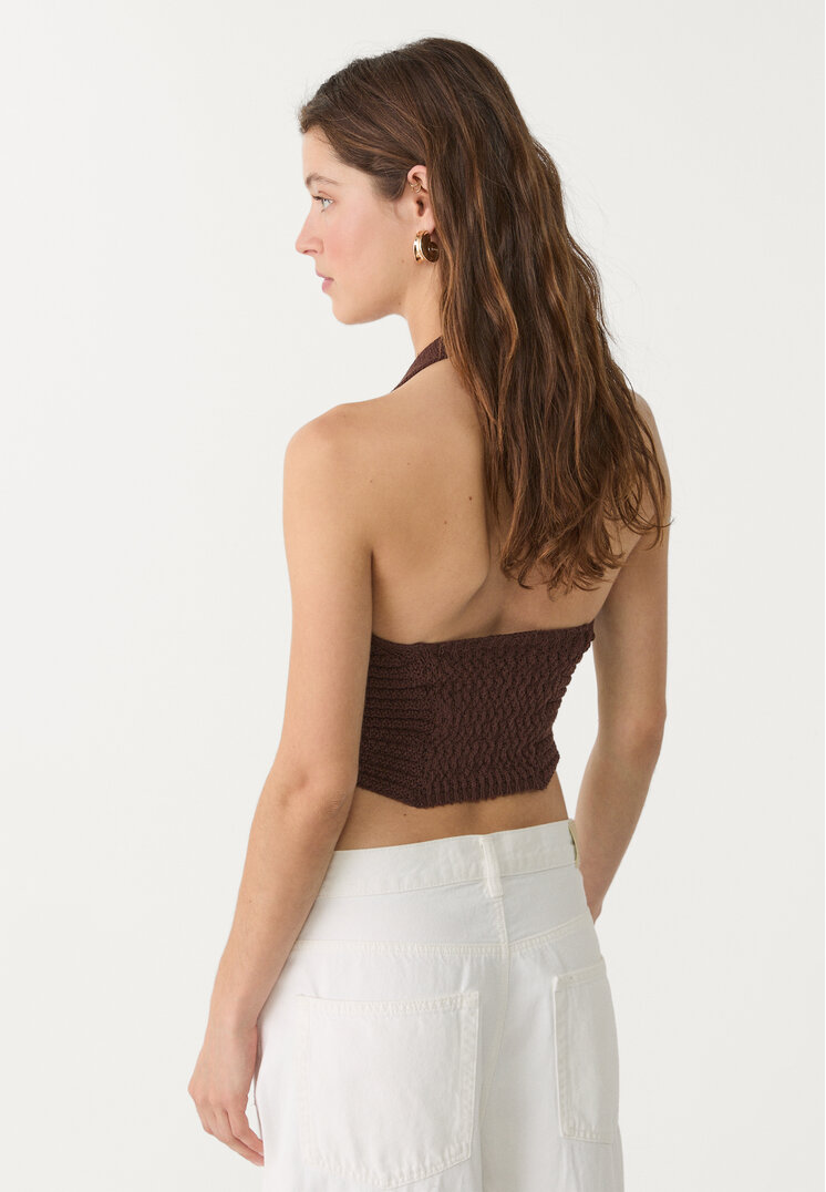 top halter crochet