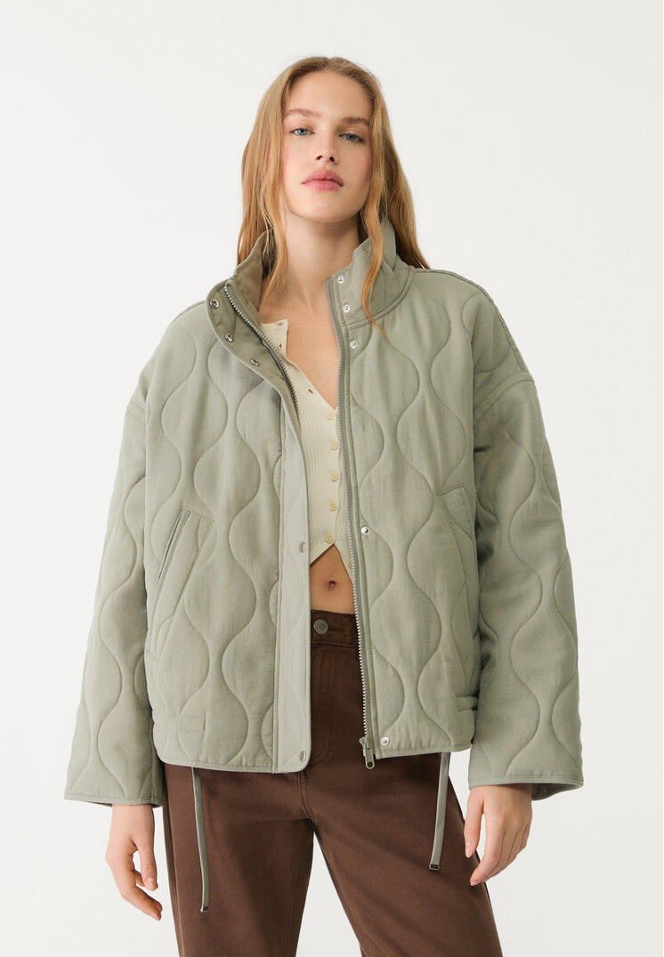 chaqueta acolchada