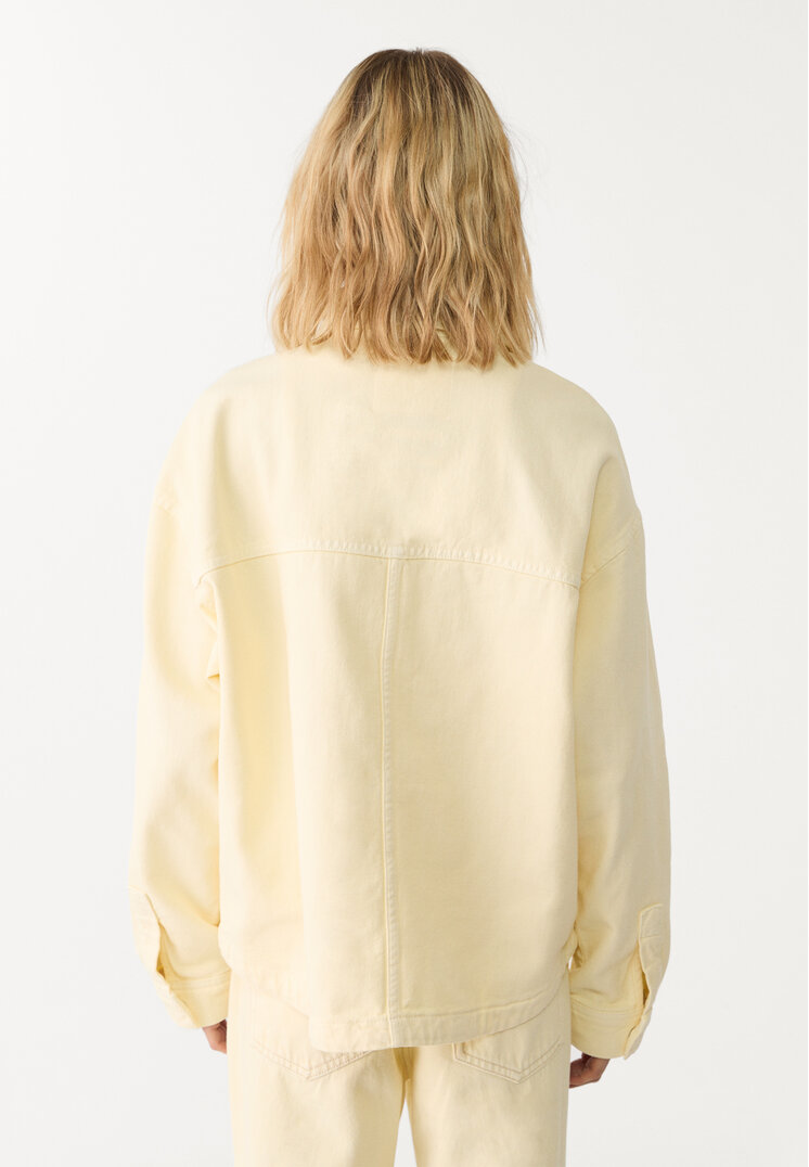 sobrecamisa sarga bolsillos