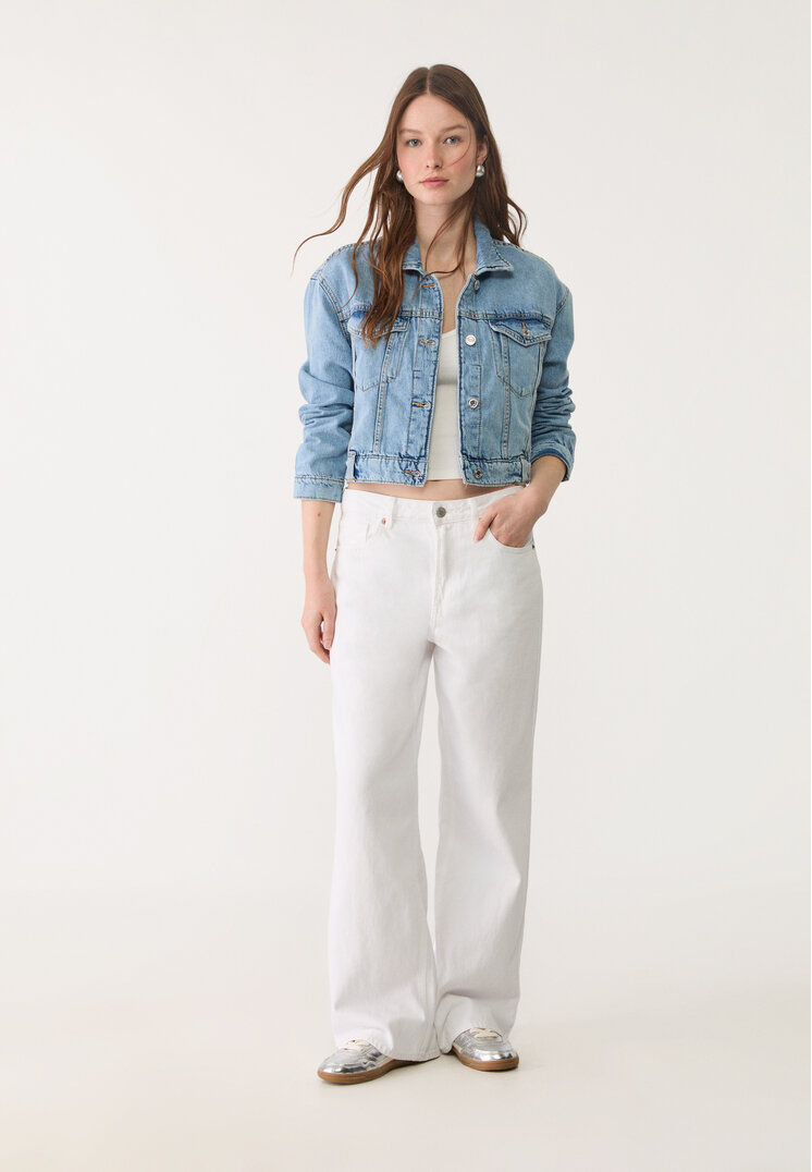 cazadora denim boxy fit
