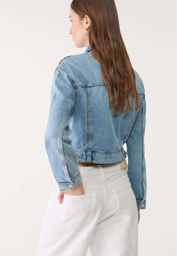 cazadora denim boxy fit