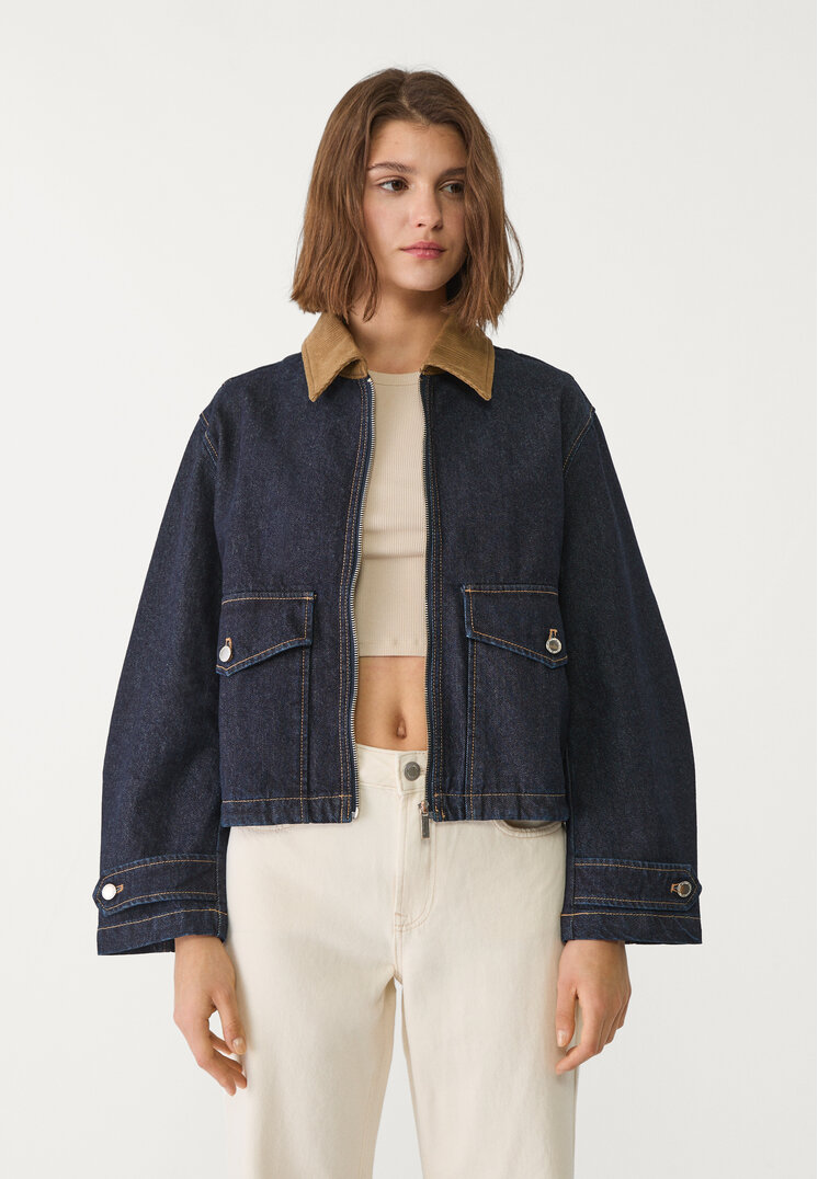 cazadora denim pana