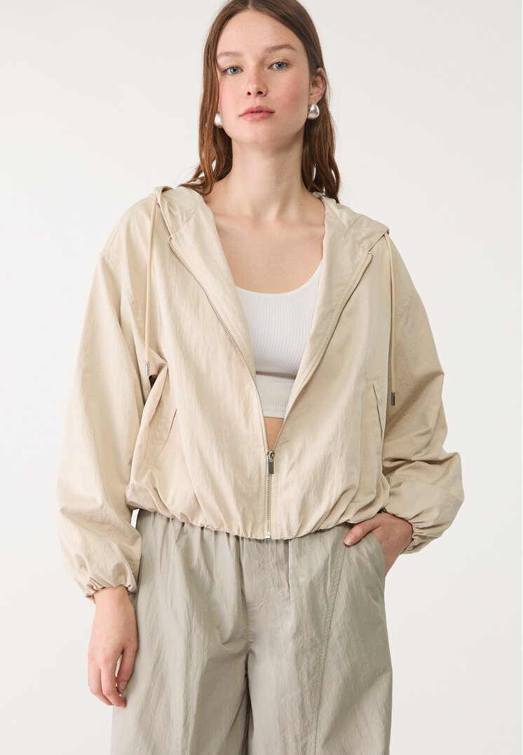 cazadora capucha balloon fit