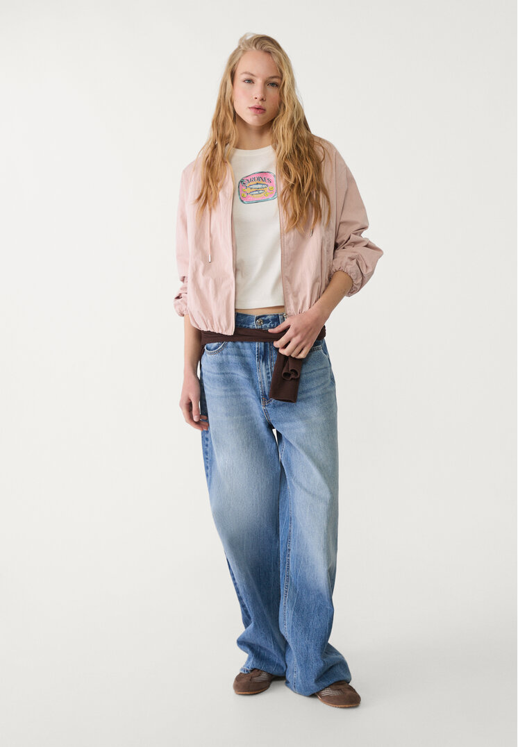 cazadora capucha balloon fit
