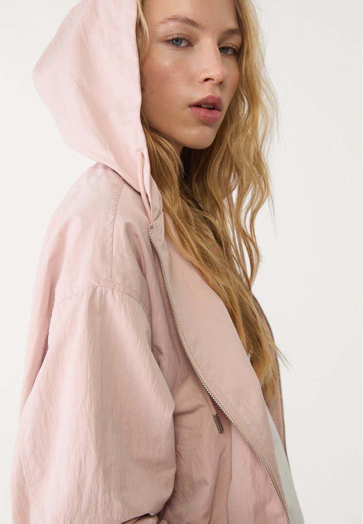 cazadora capucha balloon fit