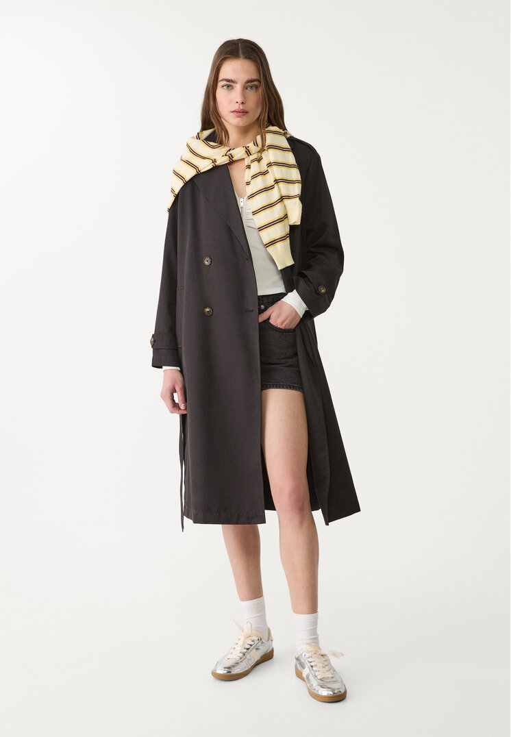 trench fluido largo