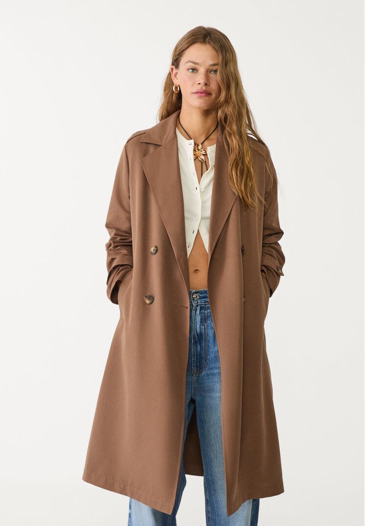 trench fluido largo