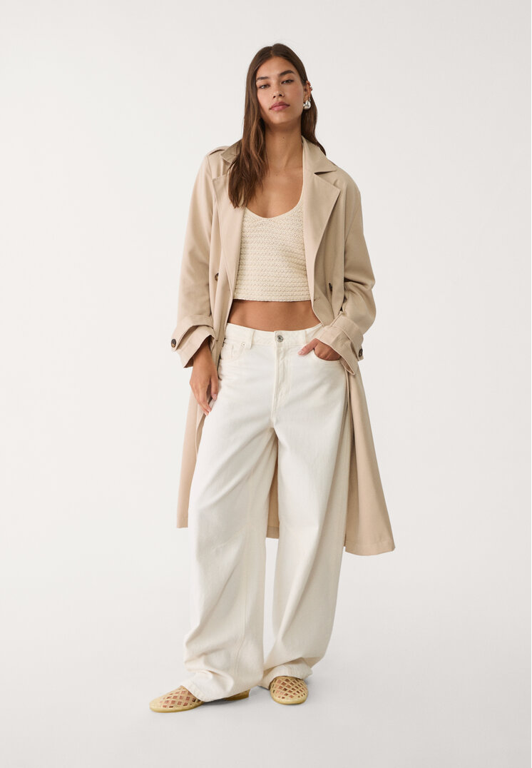 trench fluido largo
