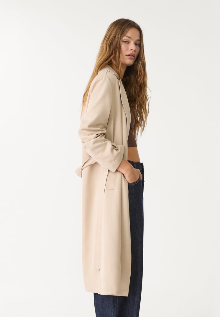 trench fluido largo