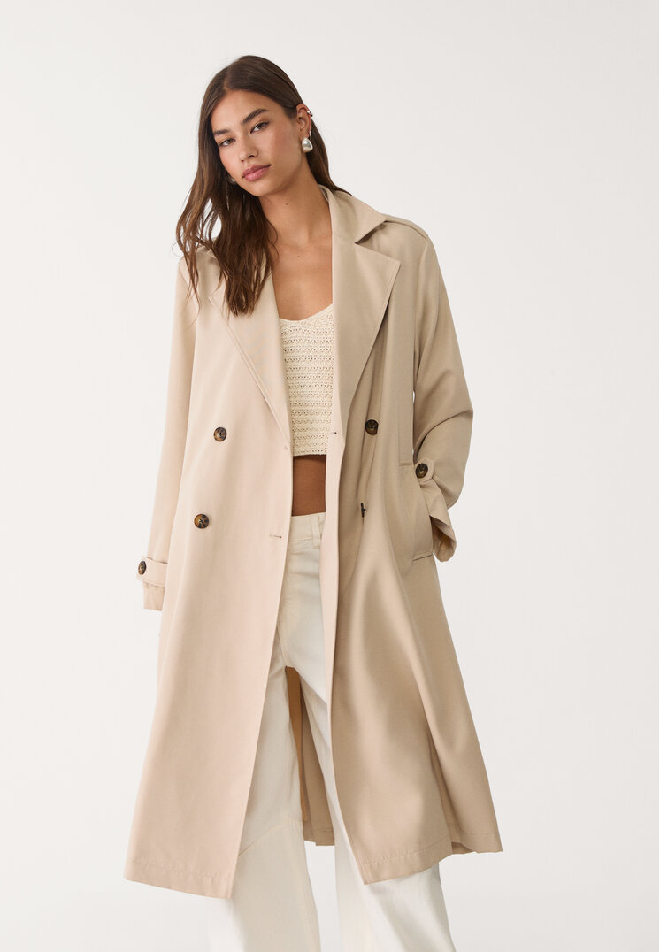 trench fluido largo