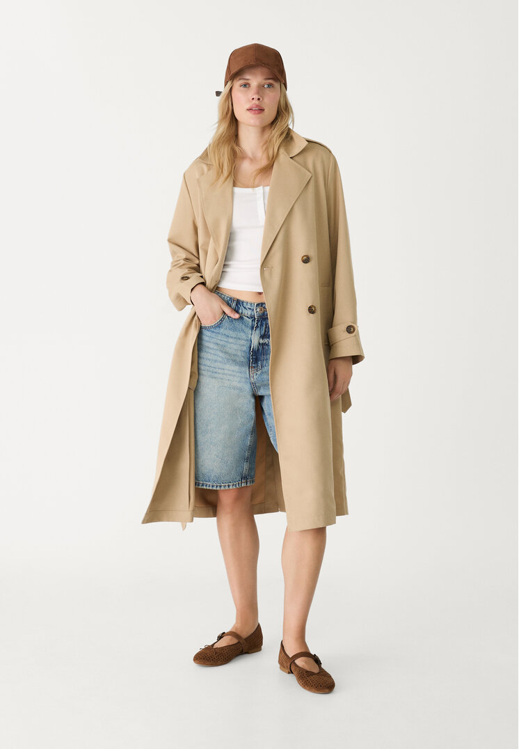 trench fluido largo