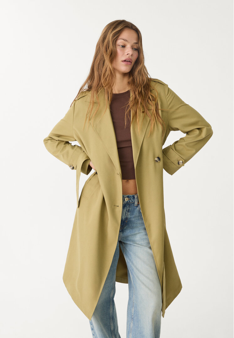 trench fluido largo