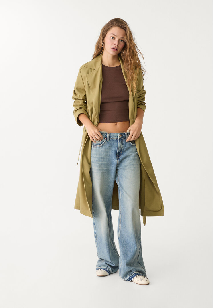trench fluido largo