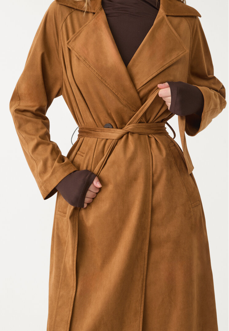 trench largo efecto ante