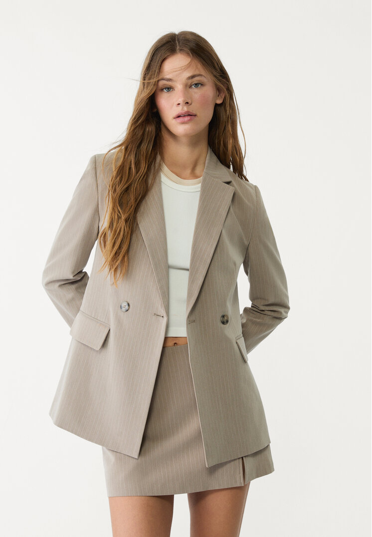 americana slim fit cruzada