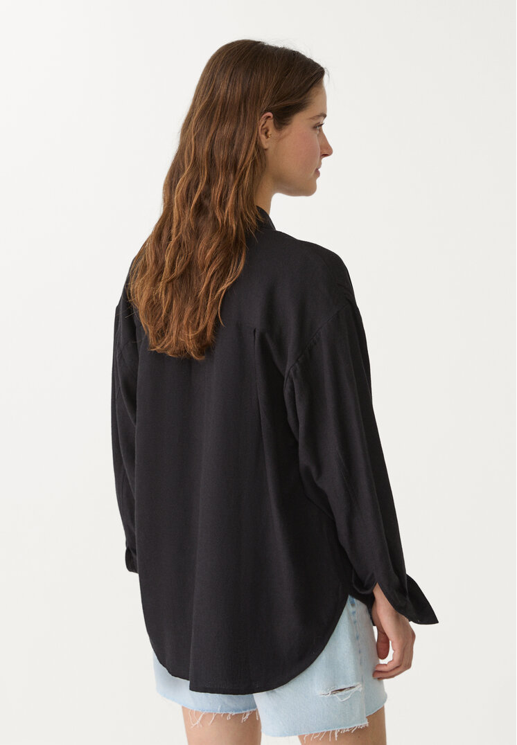 camisa con lino