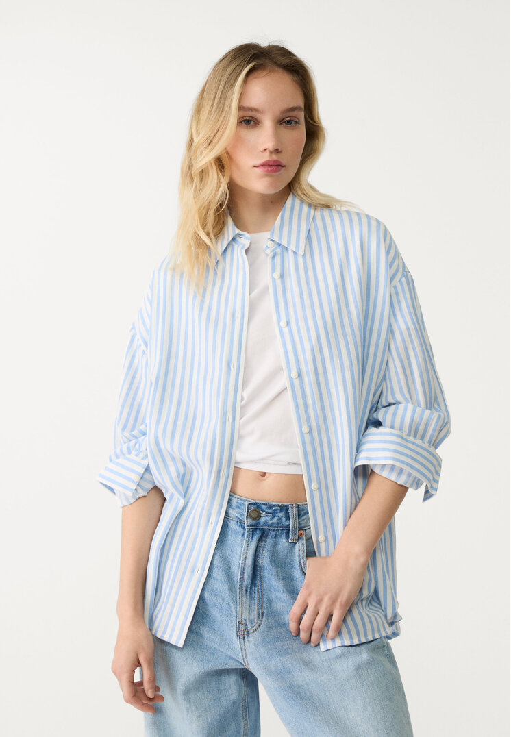 camisa con lino