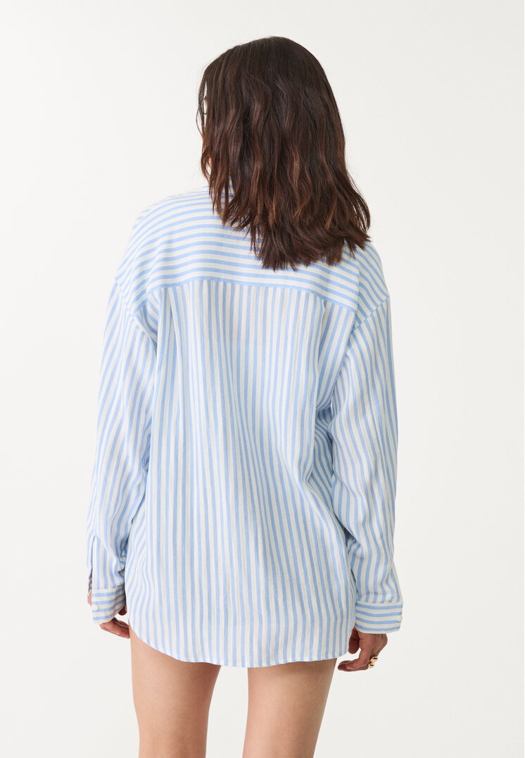 camisa con lino