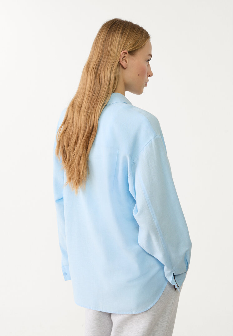camisa con lino
